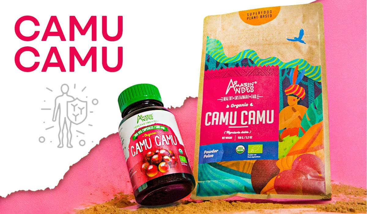 Camu camu en polvo y capsulas, alto en vitamina C – ENERGY GREEN
