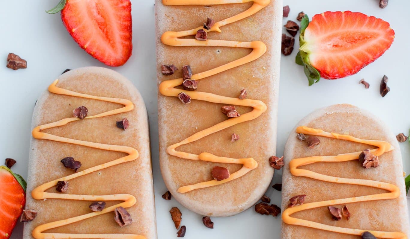 Postre saludable l Helado de cacao organico