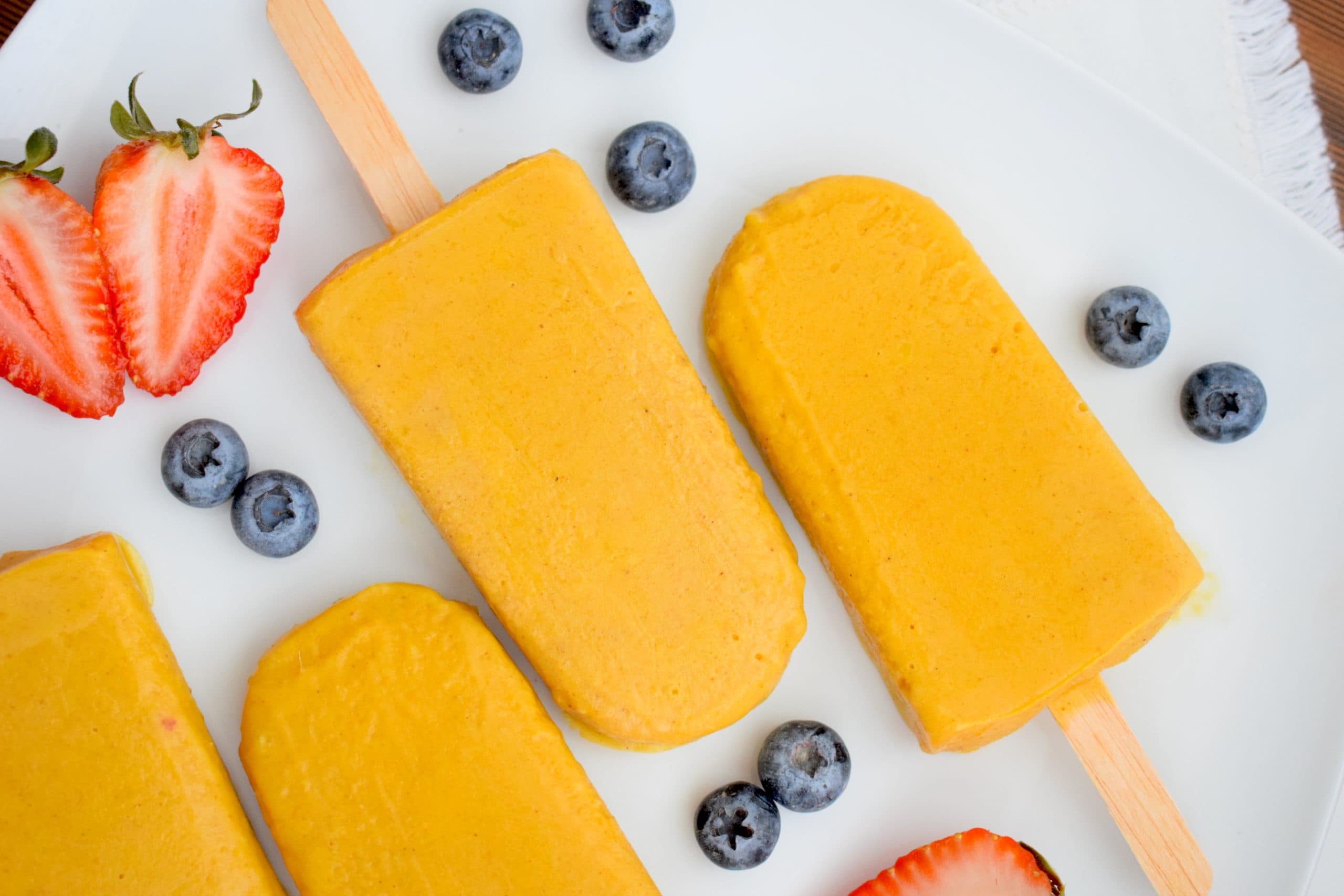 Postre saludable l Helado de mango, lúcuma y camu camu